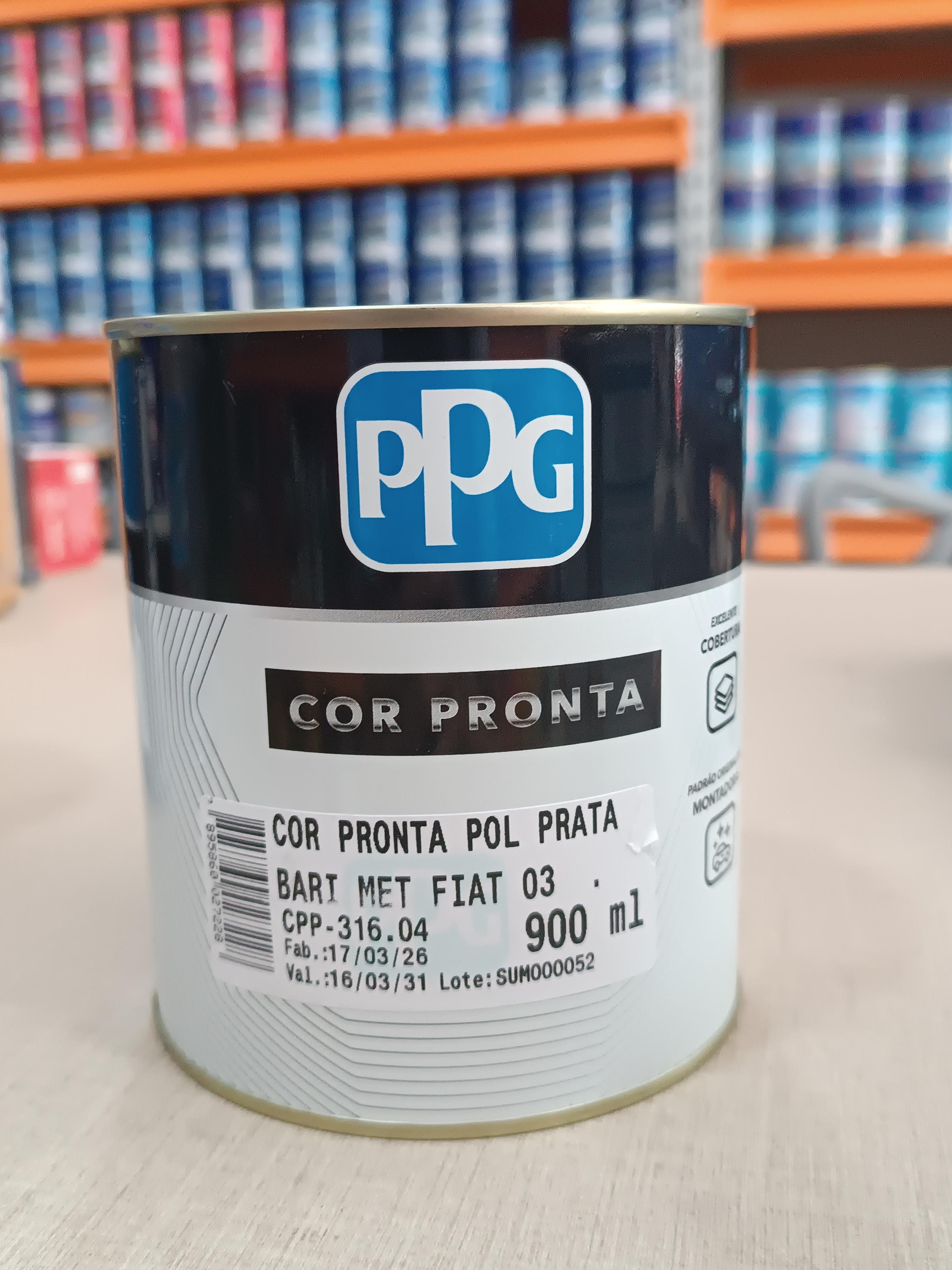 Cor Pronta Pol Prata Bari Met Fiat 03 PPG