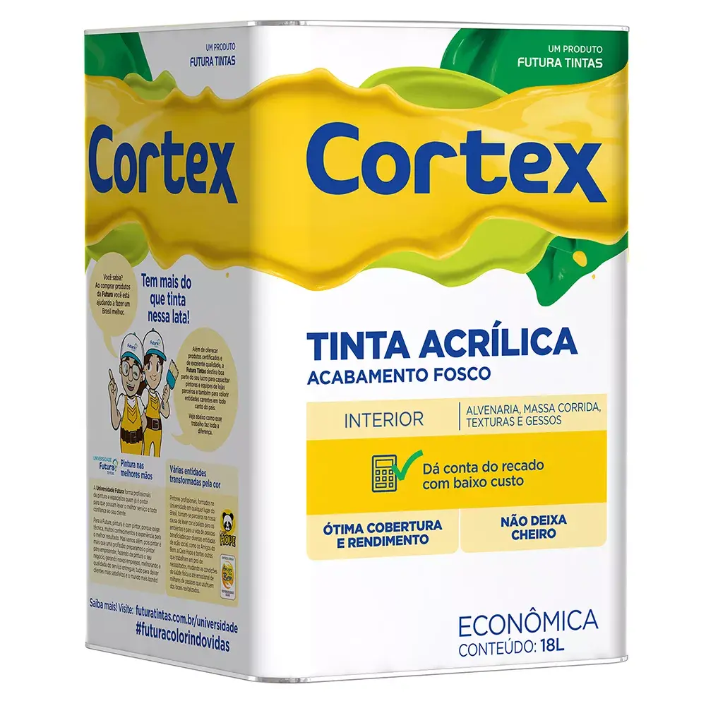 Cortex Econ. Branco 18 L Futura Futura Tintas