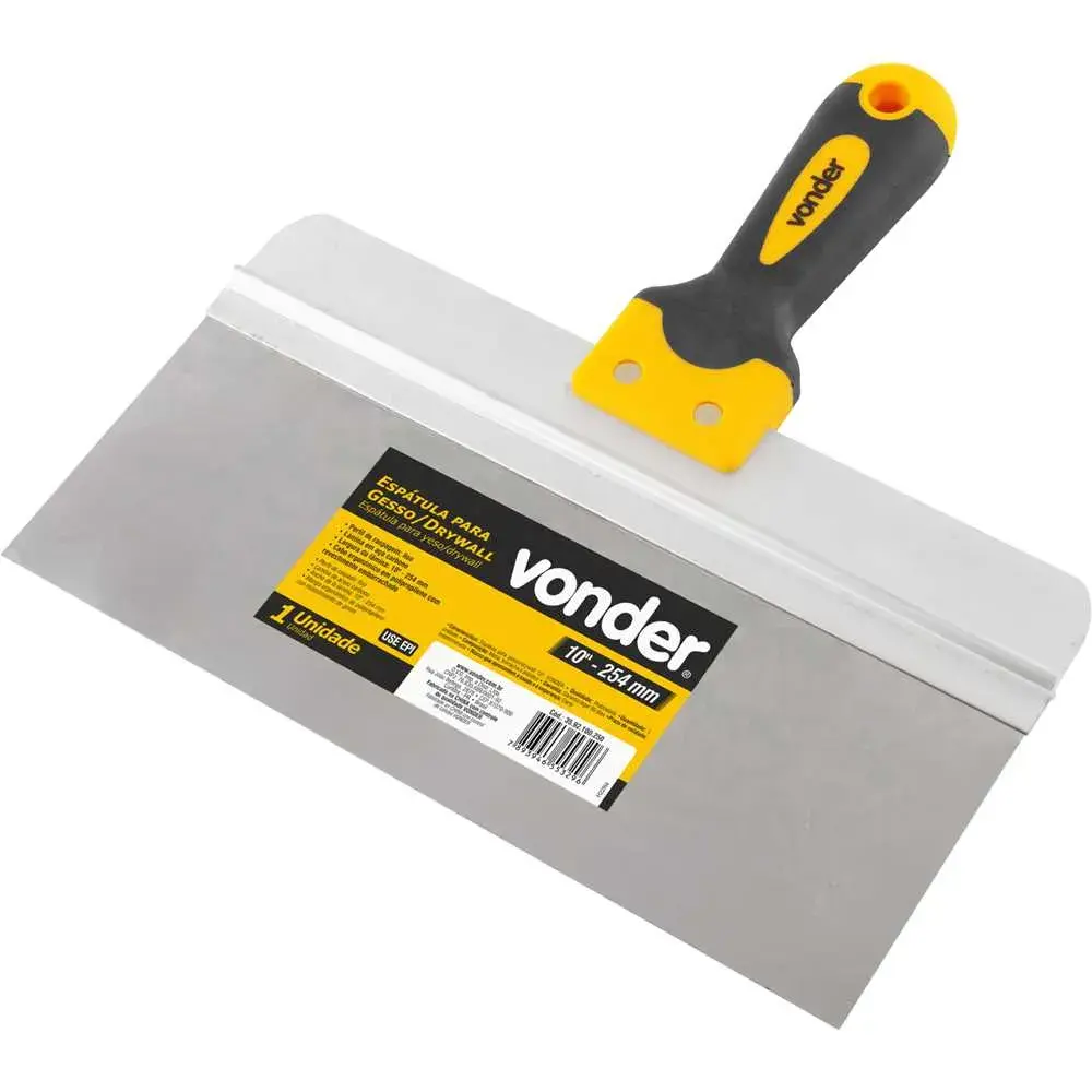 Espátula 10 Gesso Drywall Vonder