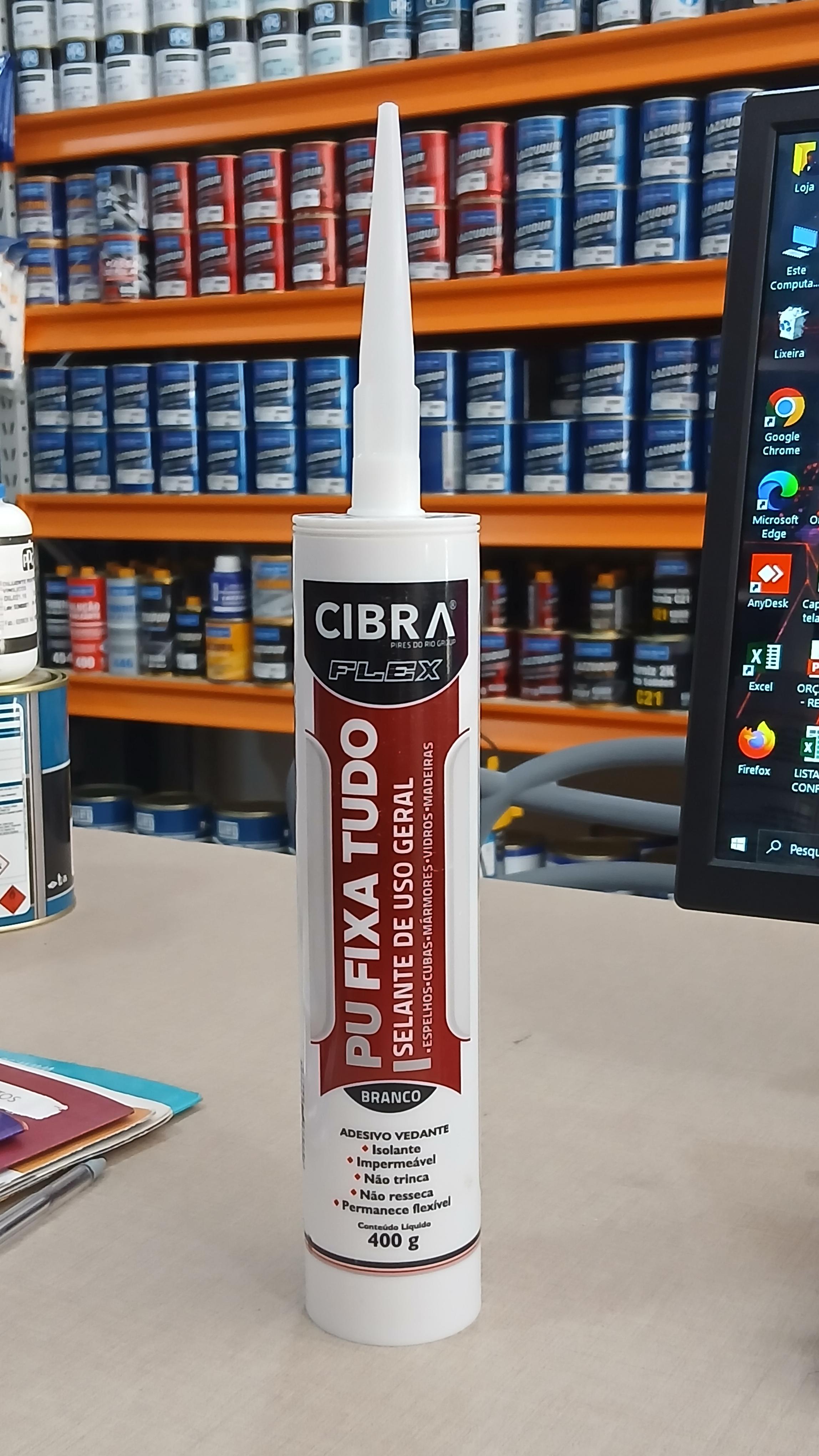 Adesivo Fixa Tudo 400 G Branco Cibra