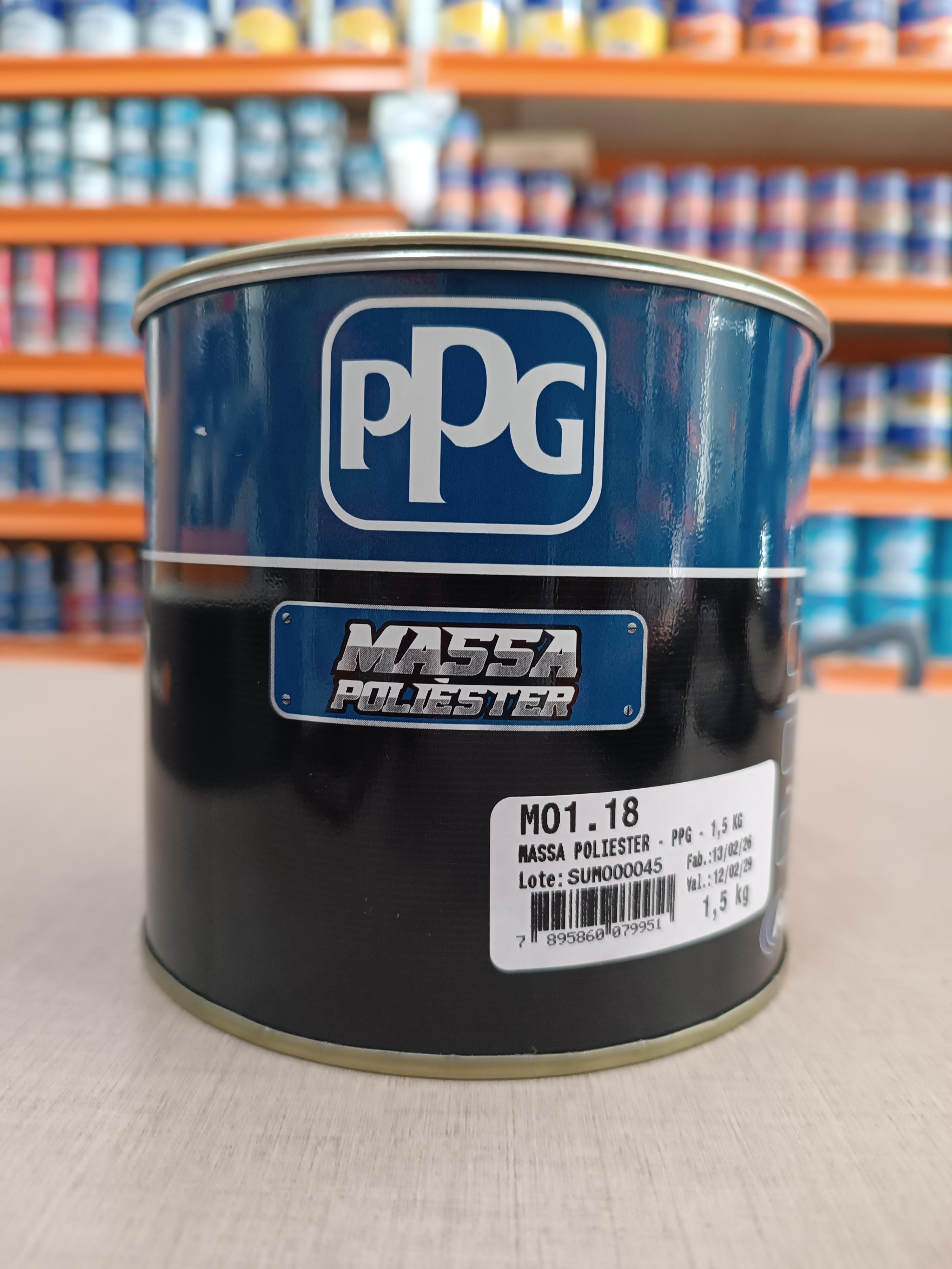 Massa Poliéster 1,5 kg PPG