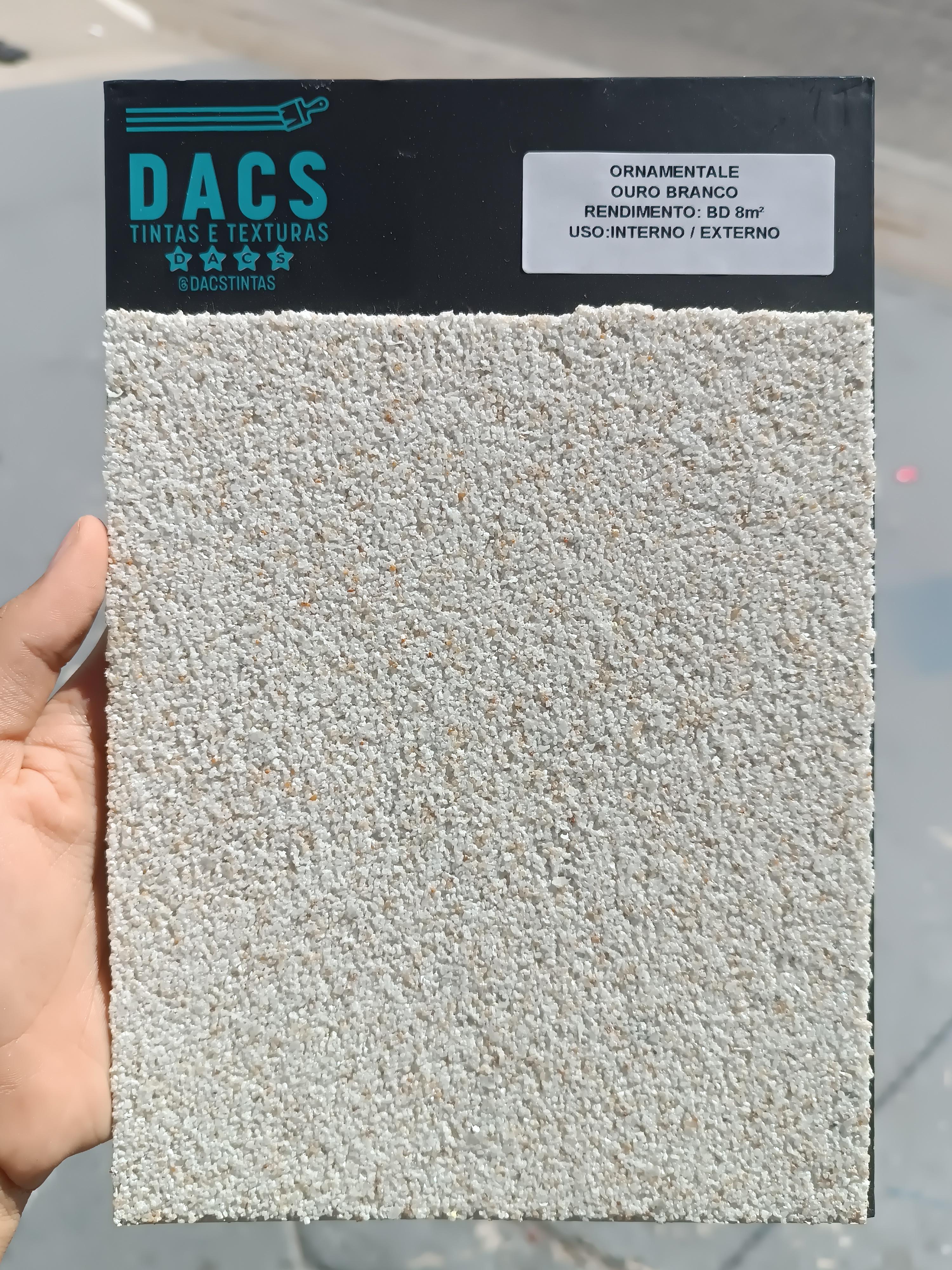 Dacs Ornamentale Ouro Branco (c/primer) 23 kg