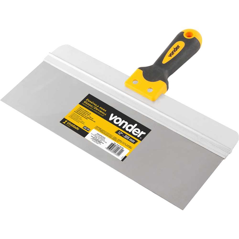 Espátula 12 Gesso Drywall Vonder