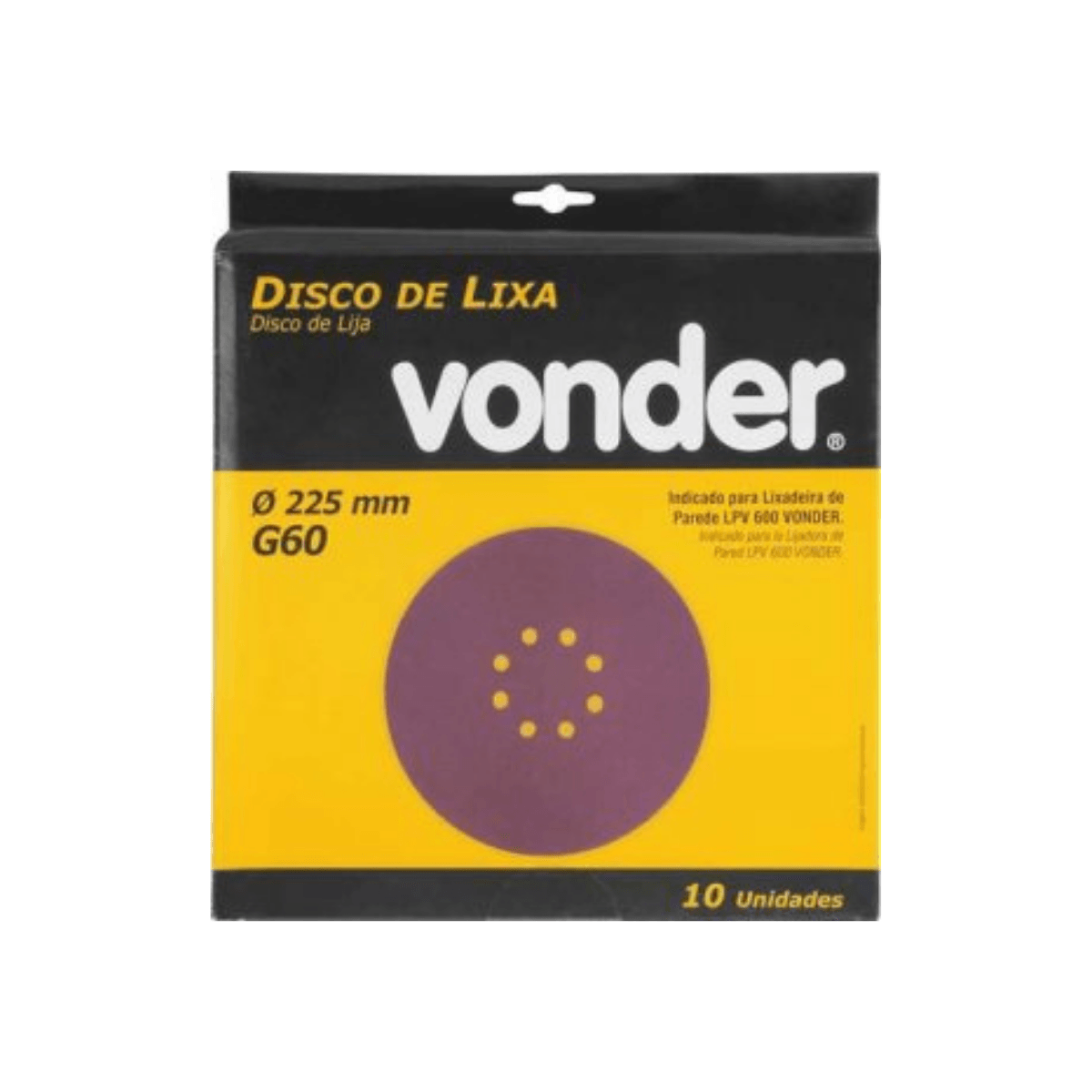 Disco Lixa G60 P/lixad LPV400B/600/925 Vonder