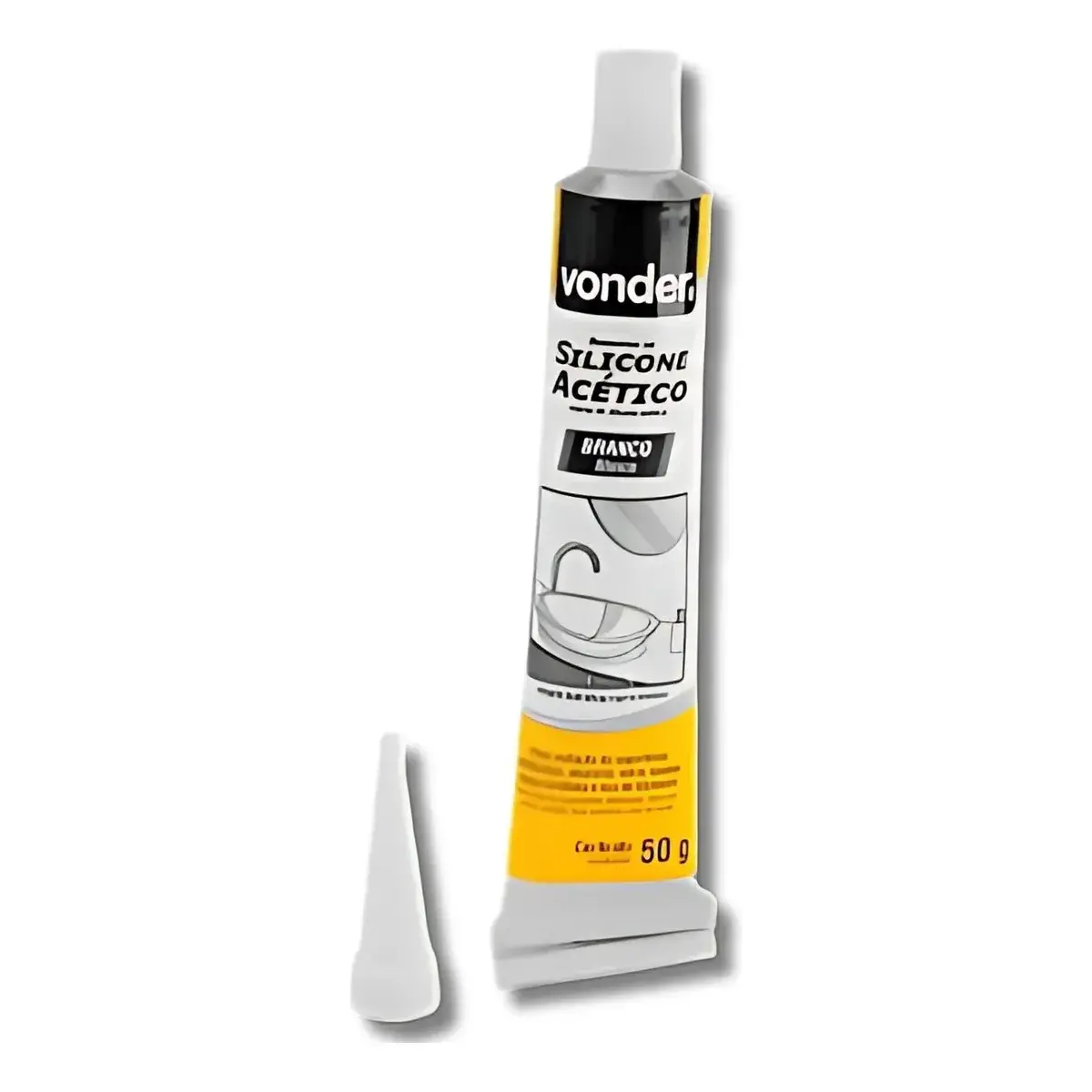 Bor Silic Acet.50 G Branco (tubete)Vonder