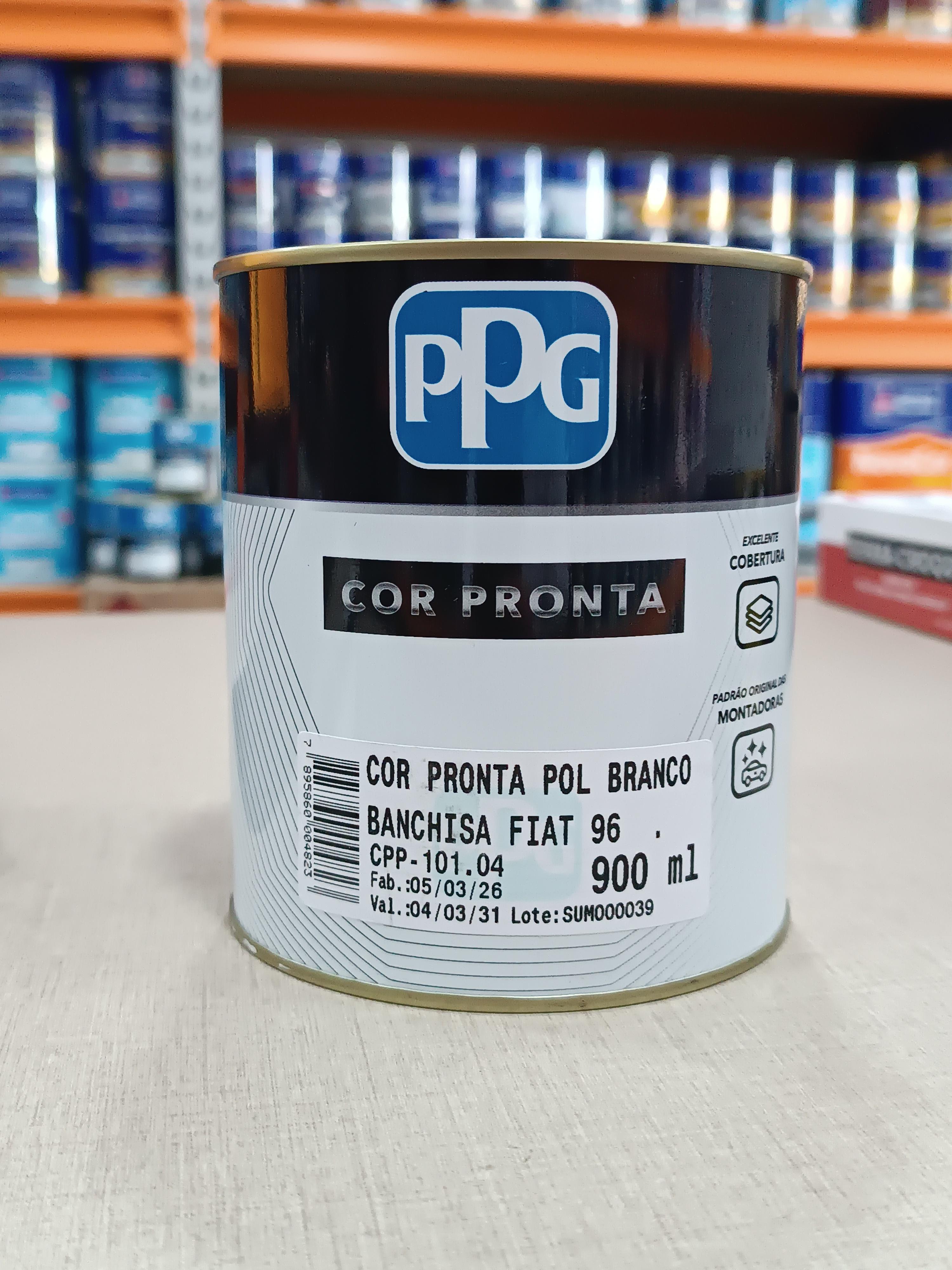 Cor Pronta Pol Branco Banchisa Fiat 96 PPG