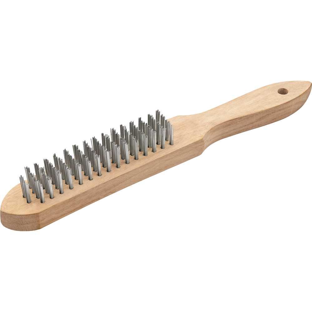 Escova Manual Aco 4 Fil Cabo Mad Vonder